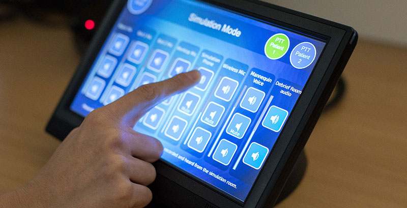 Custom room control system interfaces available
