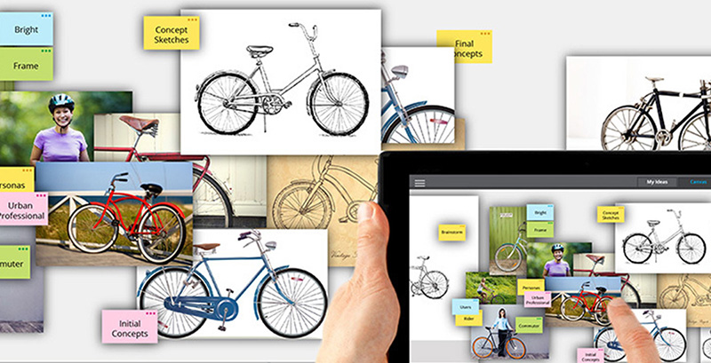 Intuitive collaboration with digital whiteboards