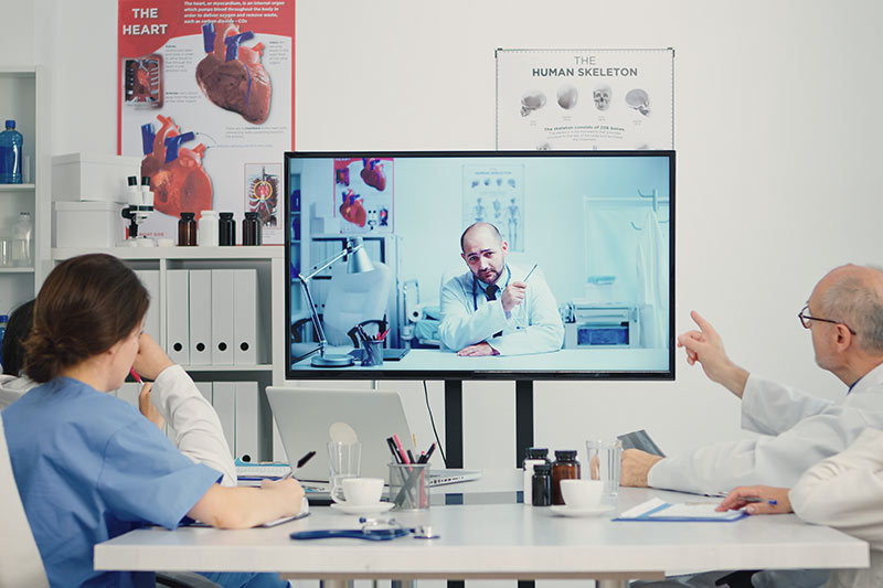 Video conferencing in healthcare