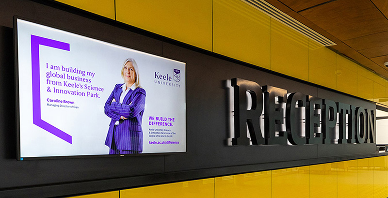 Digital signage for education