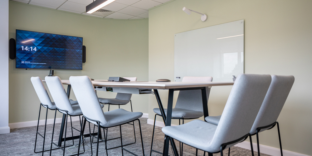 Medium-sized Microsoft Teams Room at Bridgestone