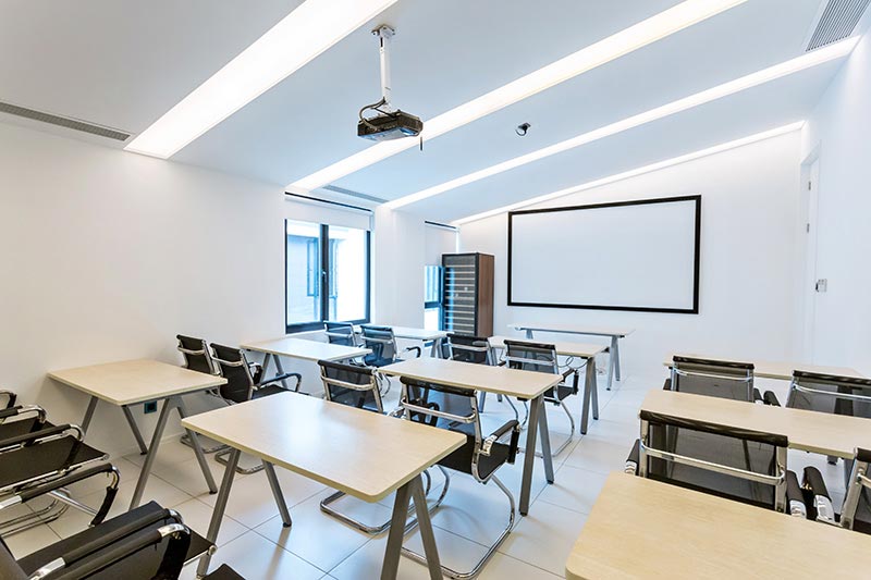 AV systems for training rooms