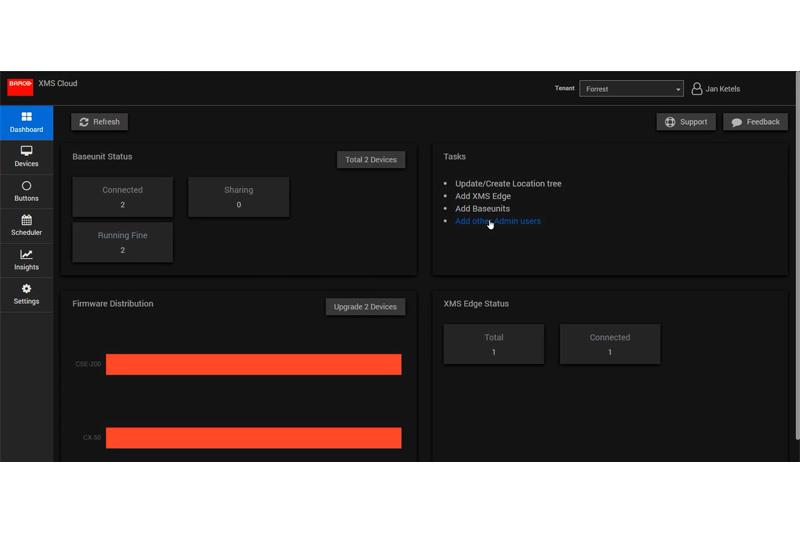 Barco ClickShare XMS Cloud Management Platform