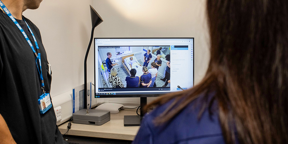 Monitoring Station in a Simulation Suite