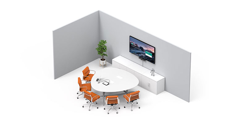 Logitech meeting room solutions for huddle rooms