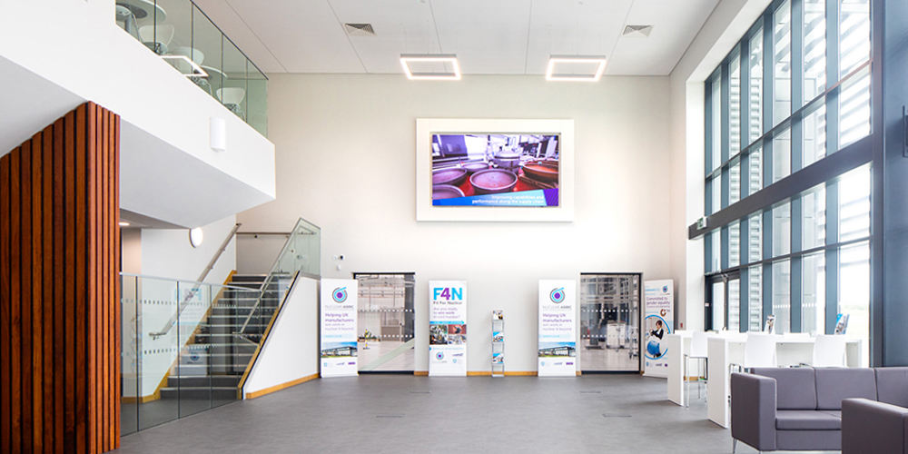 Reception Space Audio Visual Solution at the Nuclear AMRC