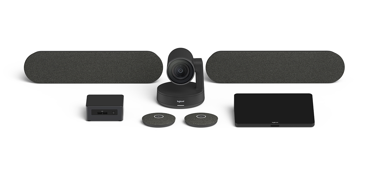 Logitech hardware bundle for large rooms Logitech hardware bundle for large rooms
