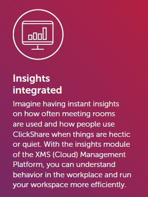 Barco ClickShare Conference Integrated Insights
