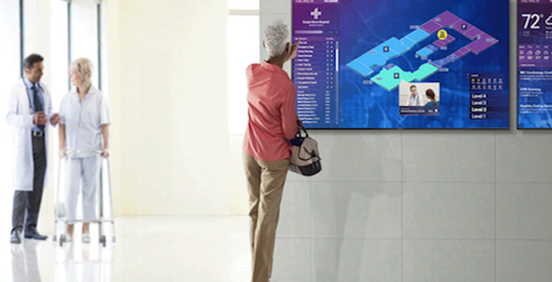 Digital signage solutions for healthcare