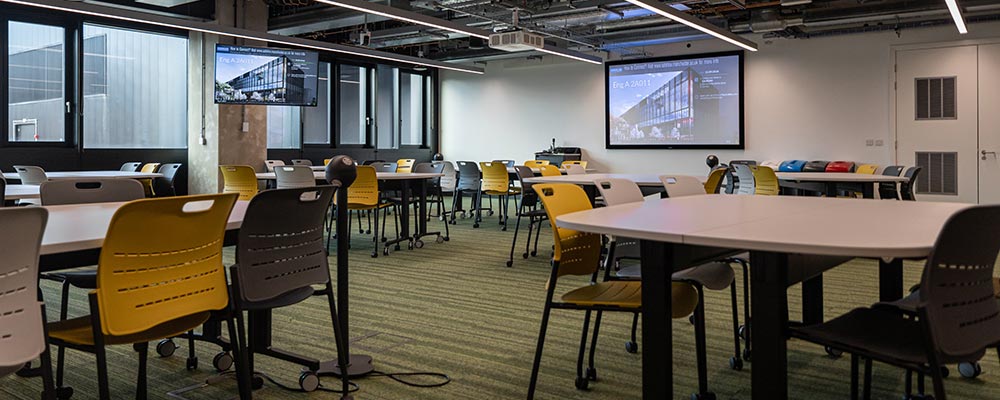 The meet and teach space at MECD