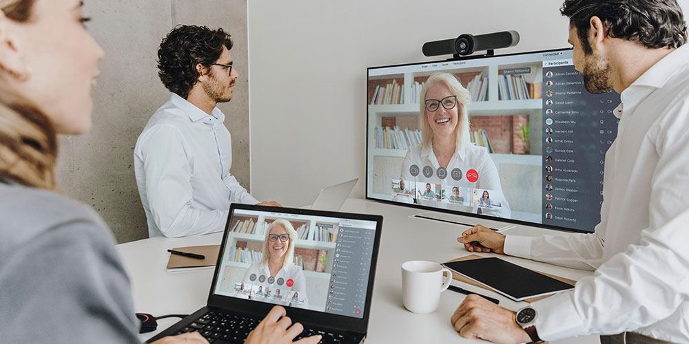 Video Meetings using ClickShare