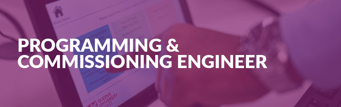 Programming & Commissioning Engineer Vacancy