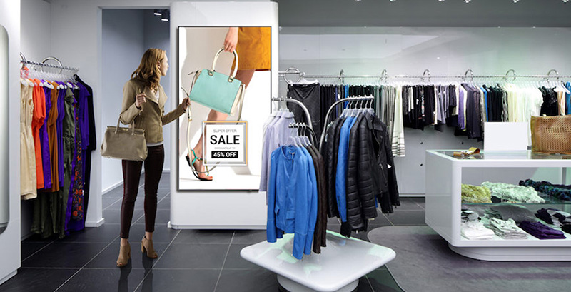 Digital signage for retail
