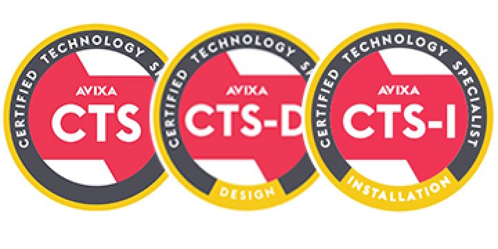 Pure AV system designer completes the AVIXA CTS triple