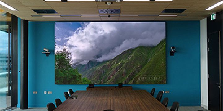 LED video wall provides an impressive look to the NAIC boardroom