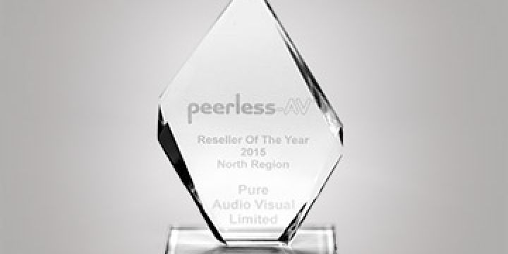 Peerless-AV names Pure AV Reseller of the Year (Northern Region)
