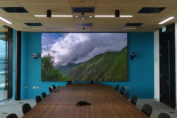 A boardroom installation by Pure AV