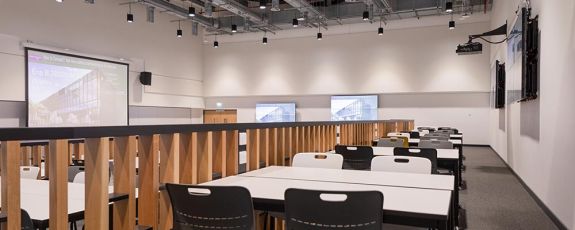 The blended lecture theatre at MECD
