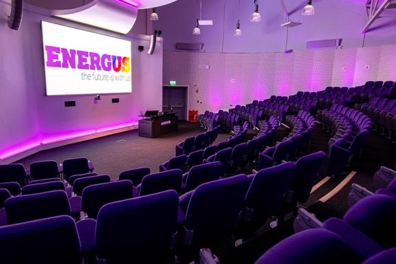 Fine-pitch LED video wall at Energus