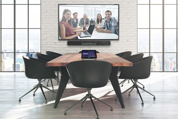 Crestron sound and video bars (image courtesy of Crestron)